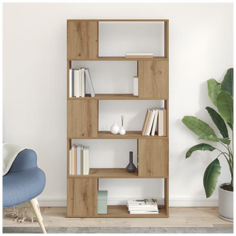 Supporto TV Rovere Artigianale Truciolato 80 x 24 x 155 cm - Foto 2