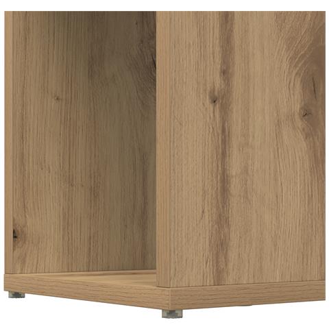 Supporto TV Rovere Artigianale Truciolato 80 x 24 x 155 cm - Foto 9