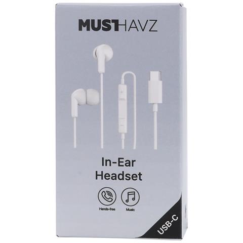 Auricolari Intrauricolari Con Cavo Usb-c Con Microfono E Telecomando, Bianco - Foto 2