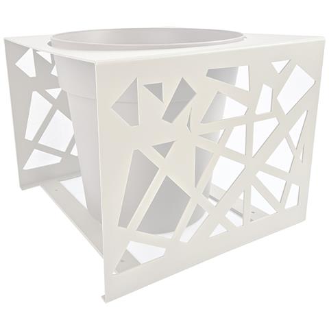 Porta Vasi Arredo Giardino In Metallo Cm 60x60x40h - Foto 1