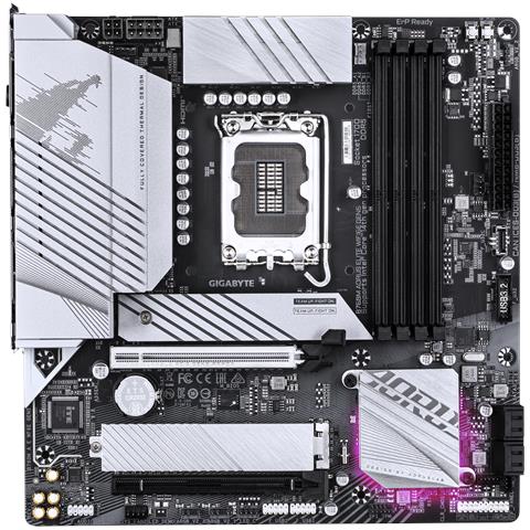 Scheda Madre B760M AORUS ELITE WIFI6E GEN5 Socket LGA 1700 Chipset B760 mATX - Foto 2