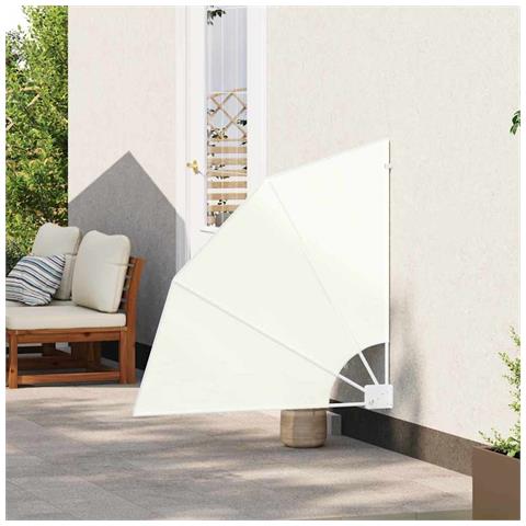 Schermo di Privacy per Balcone Crema 115 x 115 cm Tessuto - Foto 10