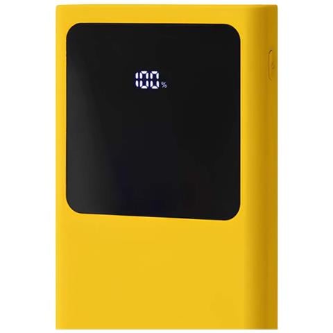Powerbank 10.000mah Usb Qc Out E Usb-c Pd In /out Con Micro-usb In, Giallo - Foto 2