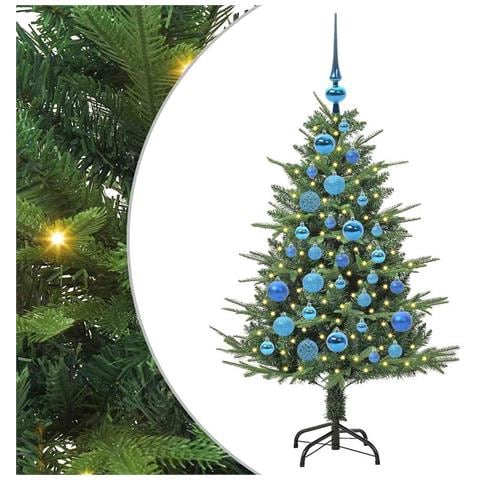Albero di Natale artificiale preilluminato con set di palline - Foto 1