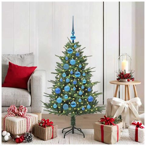 Albero di Natale artificiale preilluminato con set di palline - Foto 2