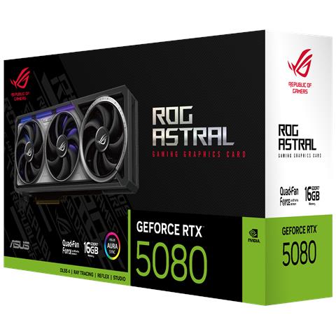 ROG Astral GeForce RTX 5080 16G Gaming 16 GB GDDR7 PCI Express 5.0 4 x Ventola - Foto 2