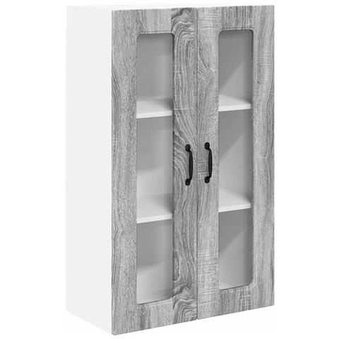 Pensile cucina Grigio Sonoma 60 x 31 x 100 cm Legno multistrato - Foto 1