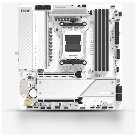 Scheda Madre PURE AMD B850M WIFI Socket AM5 Chipset B850 Micro ATX - Foto 2