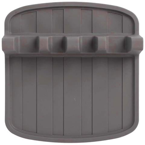 Porta Cucchiaio Compatto In Silicone Antiscivolo 15x14 Cm, Taupe - Foto 5