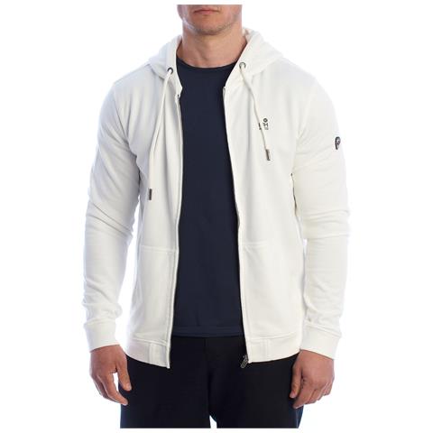 Felpa Con Cappuccio E Zip Hs24mfe01 Da Uomo - Foto 2