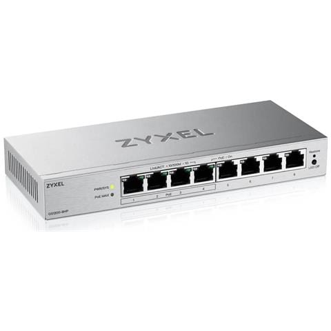 Gs1200-8hp Switch Poe A 8 Porte V3 (poe+: 4;), 68w, Gestito, Gigabit - Foto 1