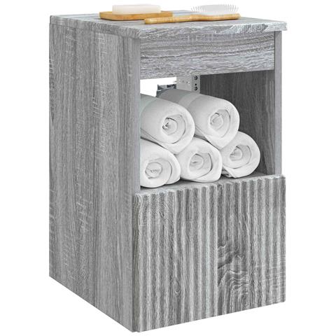 Mobile da Bagno Sonoma grigio 30 x 41 x 50 cm - Foto 2