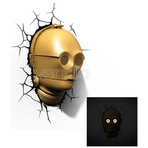 Lampada da Muro 3D C-3PO Star Wars - Foto 3