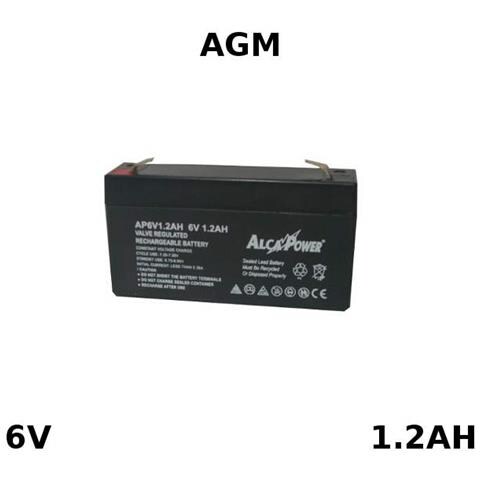 Batteria Piombo Agm 6v 1.2ah - Foto 1