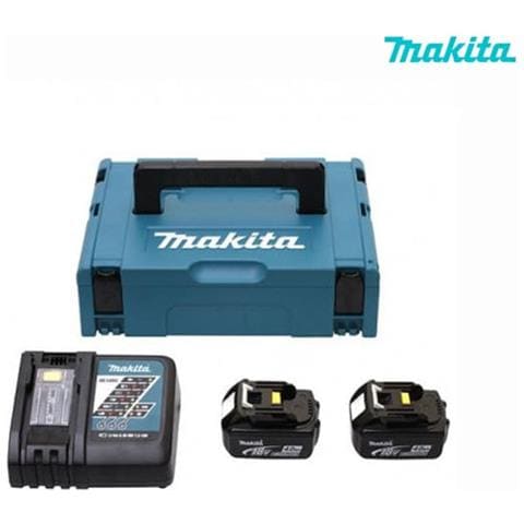 Dtw1002rtj 1000 nm Brushless Avvitatore Con 2 x 5.0 a Batteria E Caricabatteria Dc18rc In Un Caso Makpac - blu - Foto 8