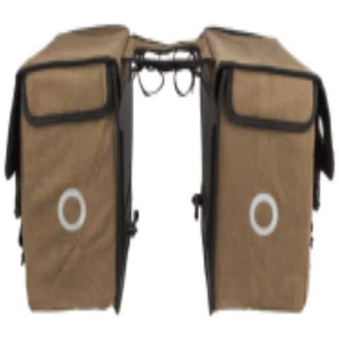 Borsa Portariviste Di Tela Da Bici 52 L Marrone 11143 - Foto 4