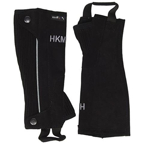 HKM BASICS - Stivali da Equitazione, da Uomo Special in Finto Scamosciato,  Uomo, Reitletten -Special- aus Wildlederimitat, Nero / Grigio, 6 - ePRICE