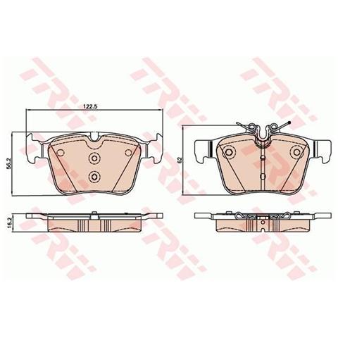 Kit Pastiglie Freno Gdb2071 - Foto 1