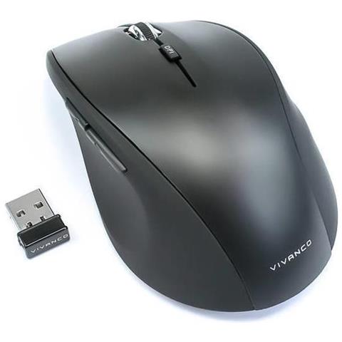 36640 Rf Wireless Ottico 1600 Dpi Nero Mouse Destro (36640) - Foto 3