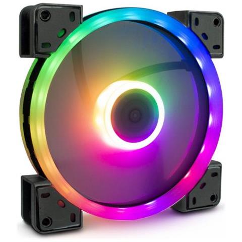 Argus Rgb-fan Set Rs-14 Computer Case Ventilatore 14 Cm Nero - Foto 4