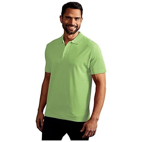 4001f-wl-m Superiore Polo Da Uomo, Verde Lime Selvatico, M - Foto 1