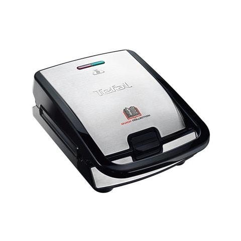 Sandwich Maker Sw854d 700 W, Numero Di Piatti 4, Numero Di Pasticcini 2, Nero / acciaio Inossidabile - Foto 1
