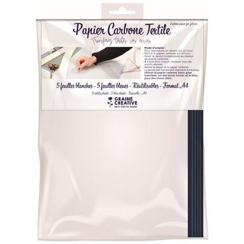 Carta Carbone Per Tessuti - 10 Fogli Riutilizzabili - A4 - Foto 1