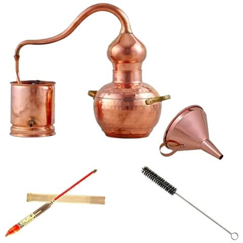 Set Completo Alambicco, Distillatore - Alembic Rame 2l - Foto 2