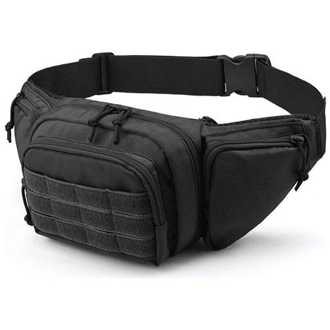 Marsupio Tattico Da Esterno 800d Oxford-nylon Nero - Foto 1