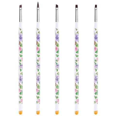 Pennelli Nail Art 5 Parti Multicolore - Foto 1