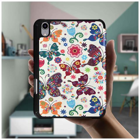 Custodia Farfalle Per Ipad Mini 6 2021 E 7 2024 Stand Multiposizione - Foto 6
