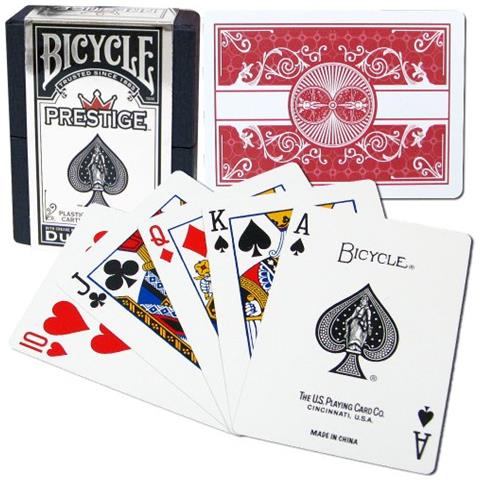 Carte Da Gioco In Plastica Prestige (rosse) - Foto 1
