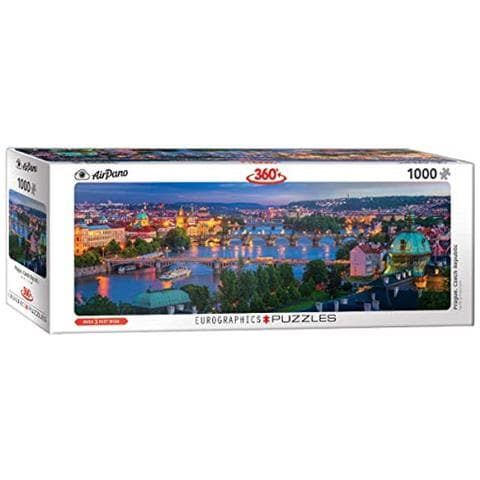 (eurhr) Praga Repubblica Ceca Puzzle Da 1000 Pezzi (panorama) Puzzle Da 1000 Pezzi - Foto 1