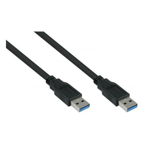 Alcasa Uk30p-aa-010s Cavo Usb 1 M Usb 3.2 Gen 1 (3.1 Gen 1) Usb A Nero - Foto 1