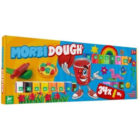 Pasta Modellabile 42166 Kidea Morbidough 34x50 Gr Colori Assorti - Foto 1