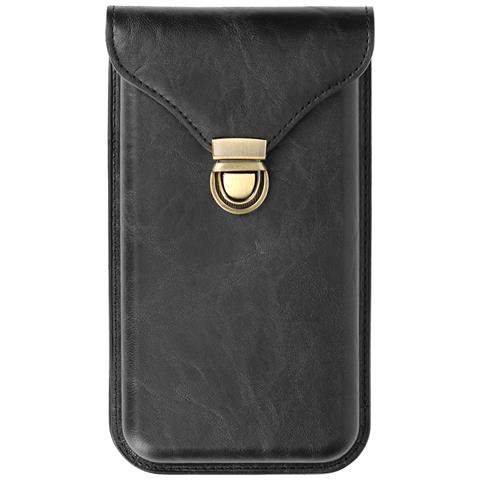 Custodia Da Cintura Verticale Per Smartphone 6,7'' Portacarte Passante - Foto 1