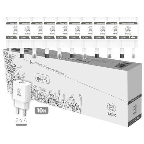 Pacchetto Basik Basik Da 10 Carichi A Parete 1 Porta Usb 12w - Foto 2
