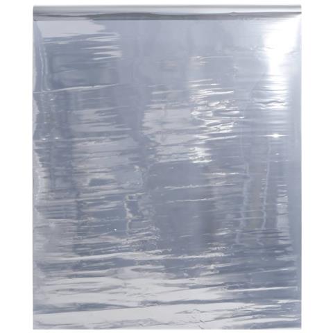 Pellicole Solari Statiche 3pz Effetto Riflettente Argento Pvc - Foto 3