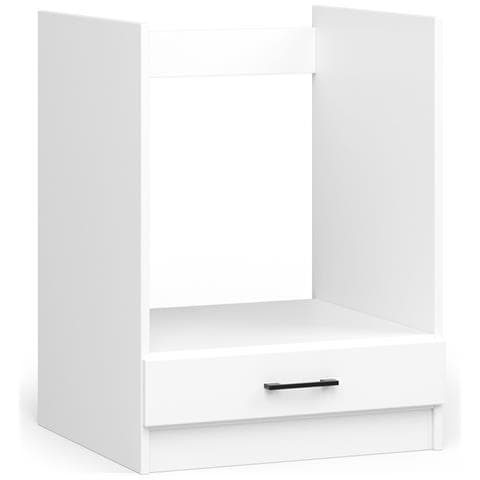 Mobile da cucina per incasso del forno OLIWIA, 1 anta, 60x55x82 cm, Colore Bianco - Foto 1