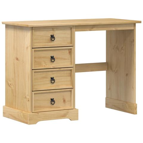 Toeletta Corona 104x47x75 Cm In Legno Massello Di Pino - Foto 2