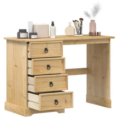 Toeletta Corona 104x47x75 Cm In Legno Massello Di Pino - Foto 1