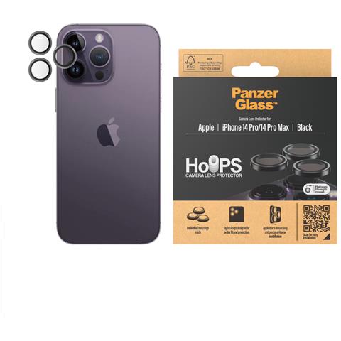 Camera Rings iPhone 14 Pro / 14 Pro Max Pellicola proteggischermo trasparente Apple 1 pz - Foto 5
