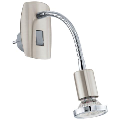Applique Moderna Mini 4 In Acciaio Nichel Satinato Luce Gu10 2,8w - Foto 1