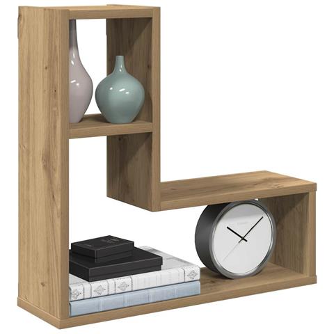 Mensole Parete A Cubo 2 Pz Artigianale 50x15x50 Cm Truciolato - Foto 1