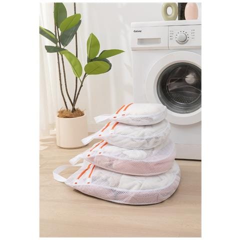 Confezione Da 2 Sacchetti Per Il Bucato Migliorati Con Doppia Cerniera 40 X 40 Cm - Foto 2