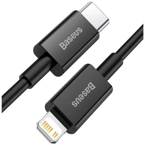 Cavo Di Ricarica E Trasferimento Usb-c-lightning 20w 1m, Nero - Foto 2