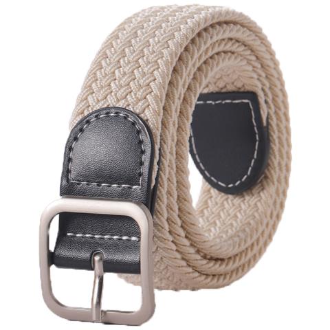 Cintura Elastica Invisibile Per Jeans E Pantaloni - Cintura Elastica Senza Fibbia Da 2,5 Cm Beige - Foto 1