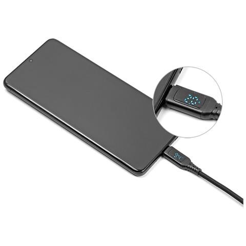 Cavo per Dati e Ricarica Rapida USB 2.0 USB Type-C maschio per maschio PD 3.1 140 W con indicazione di potenza da 1,20 m - Foto 2