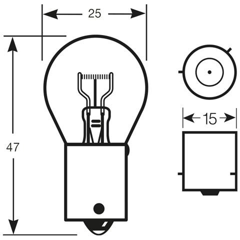 Lampadina 12v 21w Py21w - Foto 2