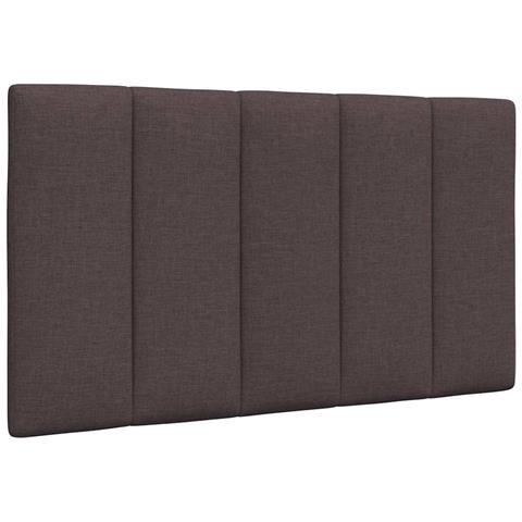 Cuscino Testiera Marrone Scuro 80 Cm In Tessuto - Foto 1